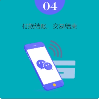 付款结账，交易结束